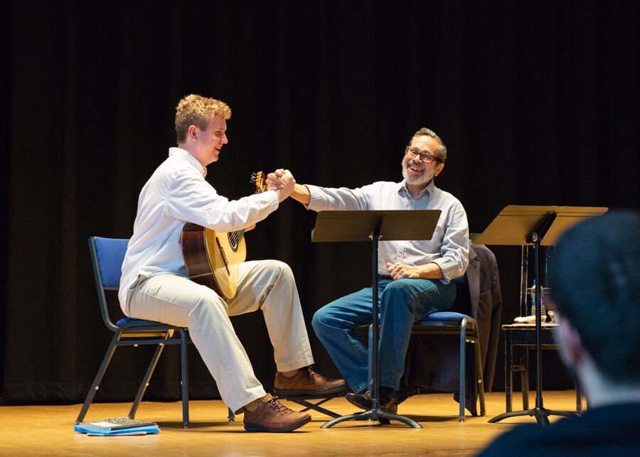 Thatcher Harrison and Leo Brouwer Together on Stage at the 2018 Boston Guitarfest